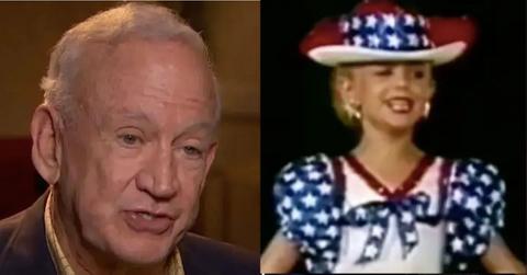 Composite photo of John Ramsey and JonBenét Ramsey.