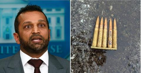 Photo of Kash Patel, ICE crime scene