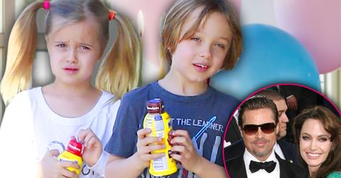 Brad Pitt Angelina Jolie Have Birthday Party For Twins