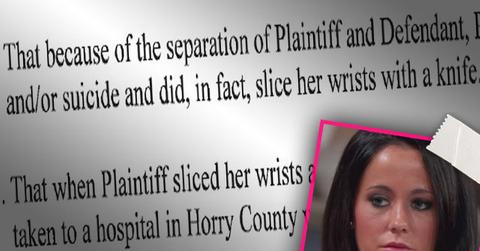 Jenelle Evans Suicide Attempt