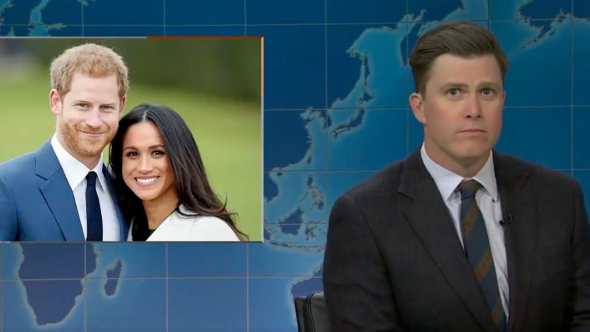 Photo of Meghan Markle and Colin Jost