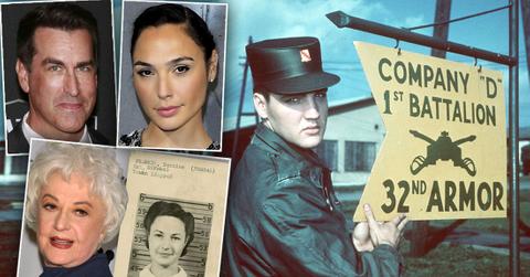 Rob Riggle, Gal Godot, Bea Arthur Elvis Presley Standing Proud! Celebrity Veterans Honored For Their Military Service