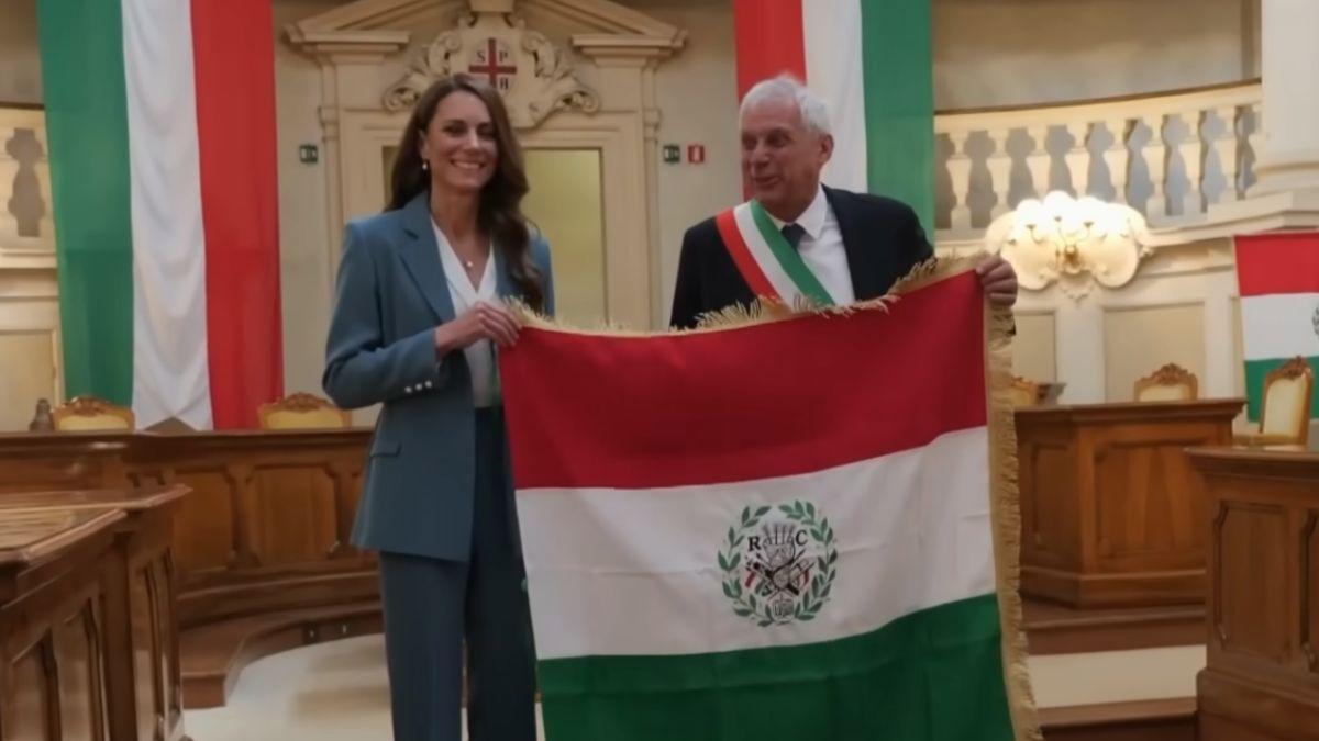 Photo of Princess Kate and Marco Massari