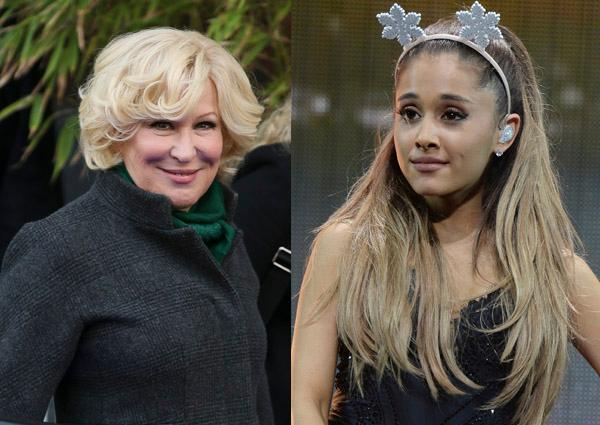 //bette midler ariana grande celebrity fued