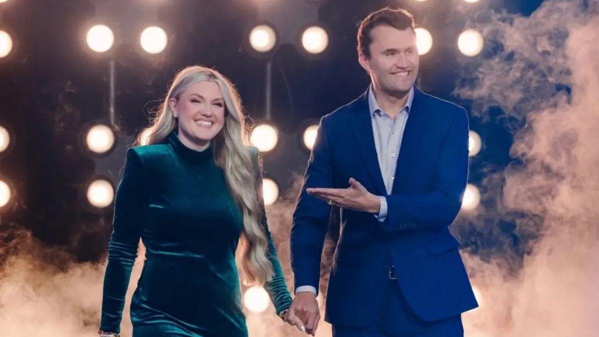 Photo of Erika and Charlie Kirk