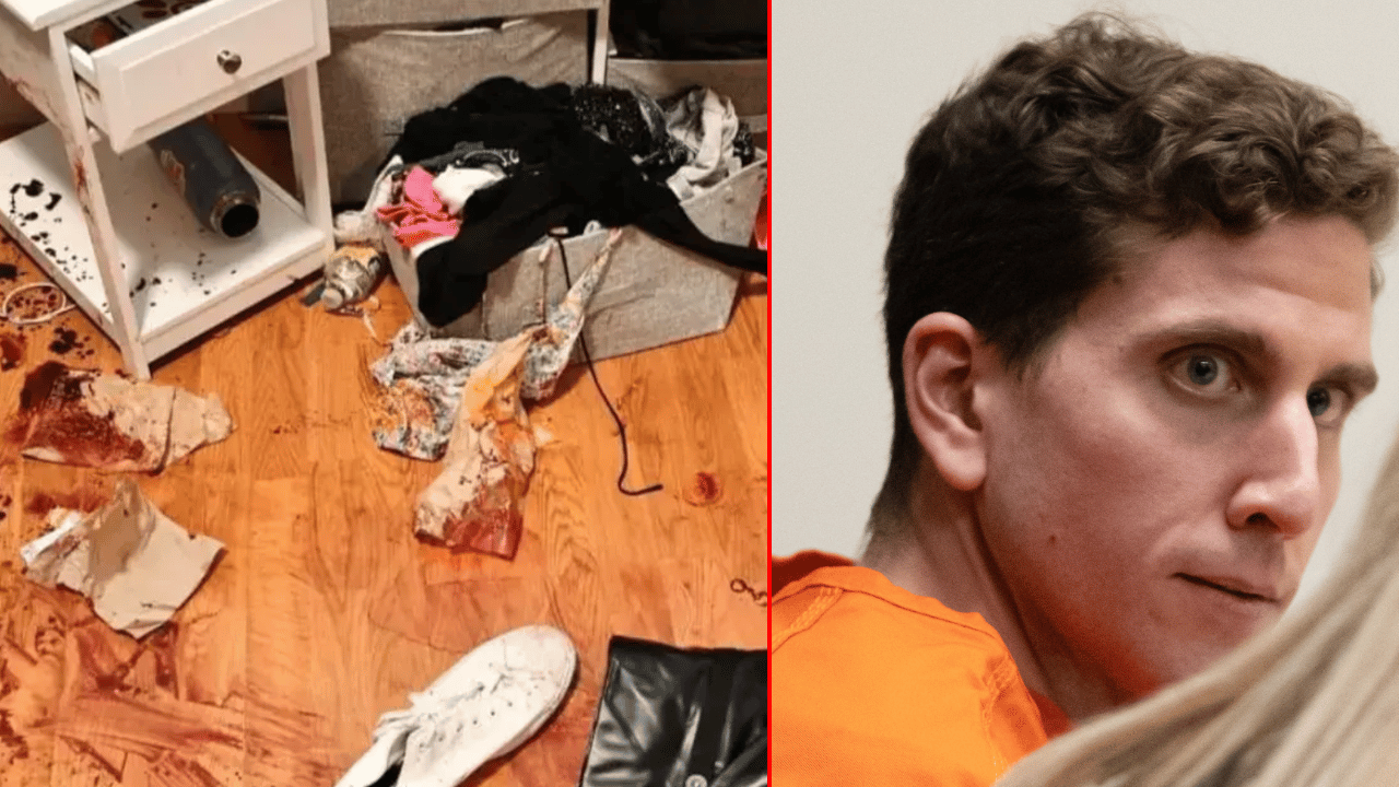Photo of Idaho Murders Crime Scene, Bryan Kohberger