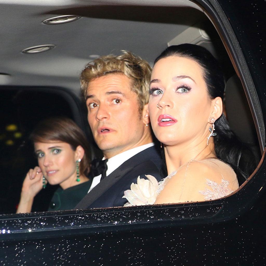 Katy Perry Orlando Bloom Snowflake Ball Split