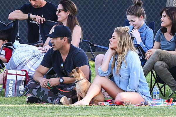 Sexy Stepmother Leann Rimes Sports Daisy Dukes With Hubby At Stepsons Soccer Game 1144