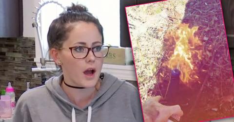 jenelle evans unfollows david eason sets land fire teen mom 2