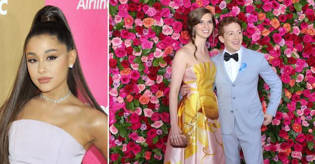 ethan slater devastated wife breaks silence ariana not girls girl pp