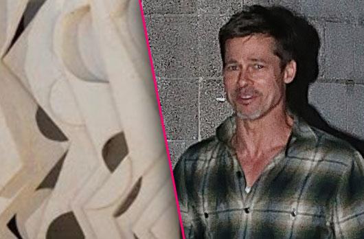 Brad Pitt Skinny Exhausted All Night Studio