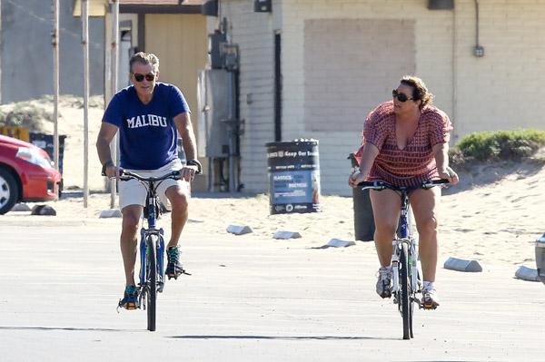 Pierce Brosnan Wife Keely Shaye Smith Bike