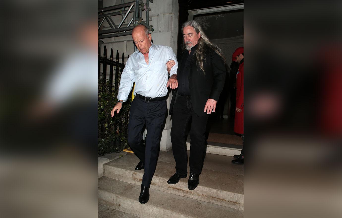 Bruce Willis Rested And Refreshed After Drunken Night Partying In London