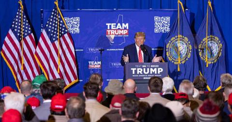 donald trump pole numbers ai generated image truth social post