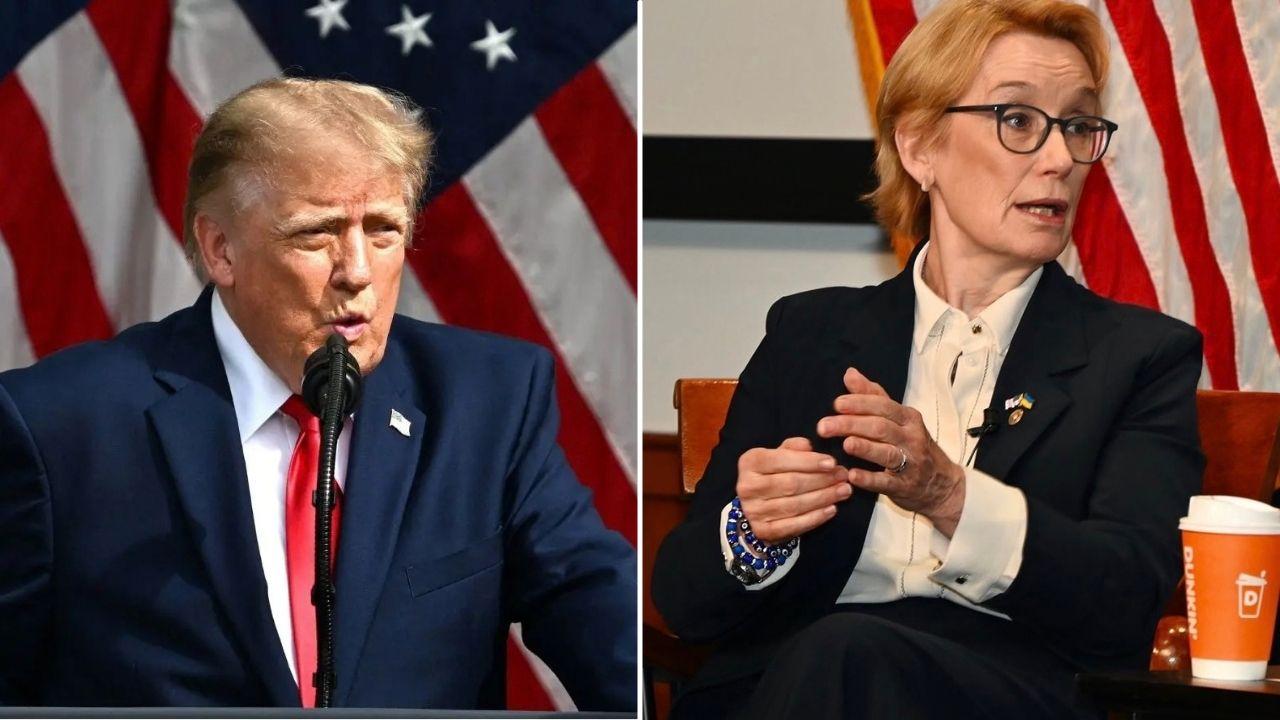 President Donald Trump Sen.Maggie Hassan