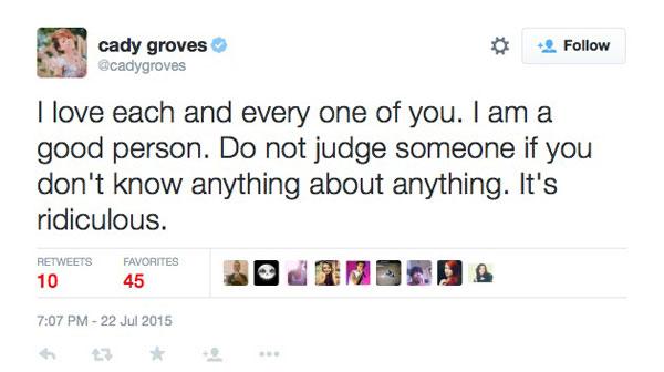 Blake SHelton Miranda Lambert DIvorce Other Woman Cady Groves Twitter Rant Again