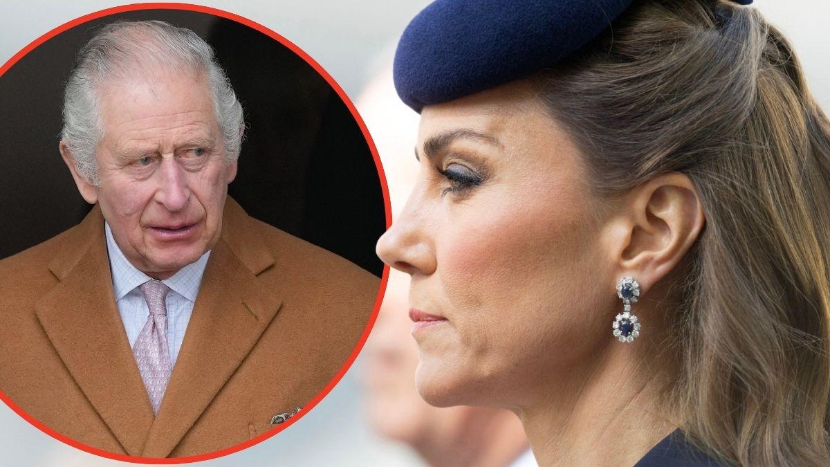 Split photos of Princess Kate and King Charles