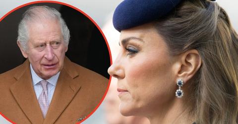 Split photos of Princess Kate and King Charles