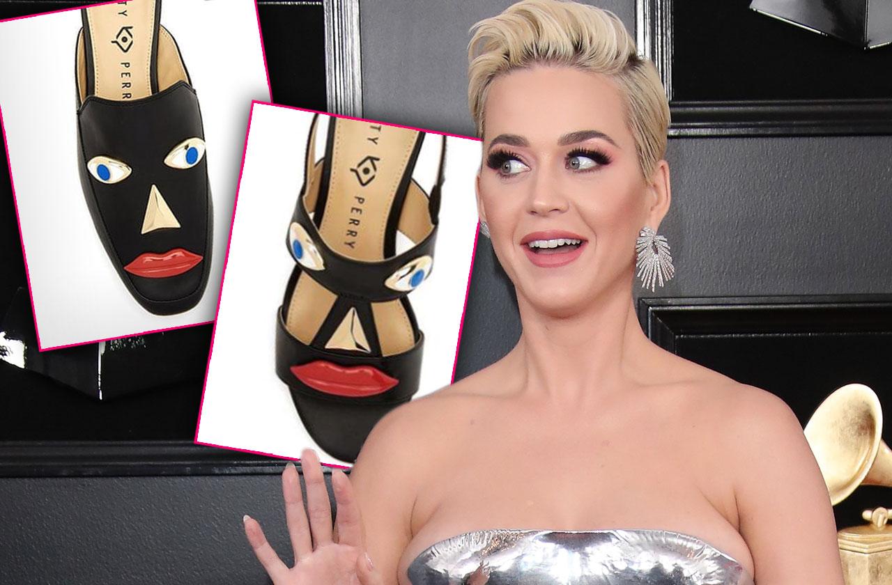 Katy perry shoes black best sale face shoes