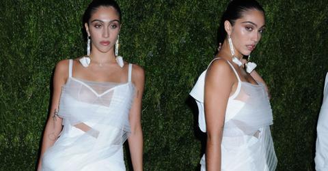 Madonna Daughter Lourdes Leon Sheer Dress