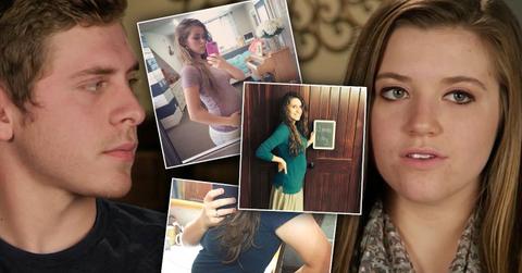 //joy anna duggar pregnant before wedding baby bump sisters pp