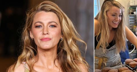 Split photo of Blake Lively