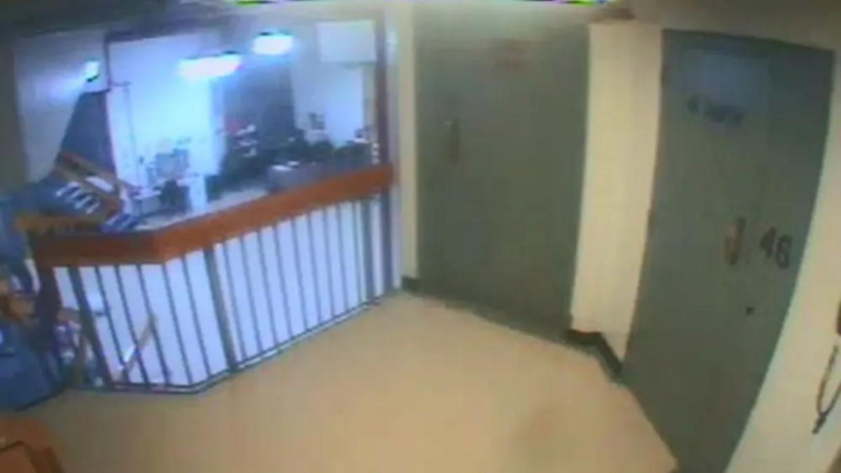 Photo of the surveillance camera footage