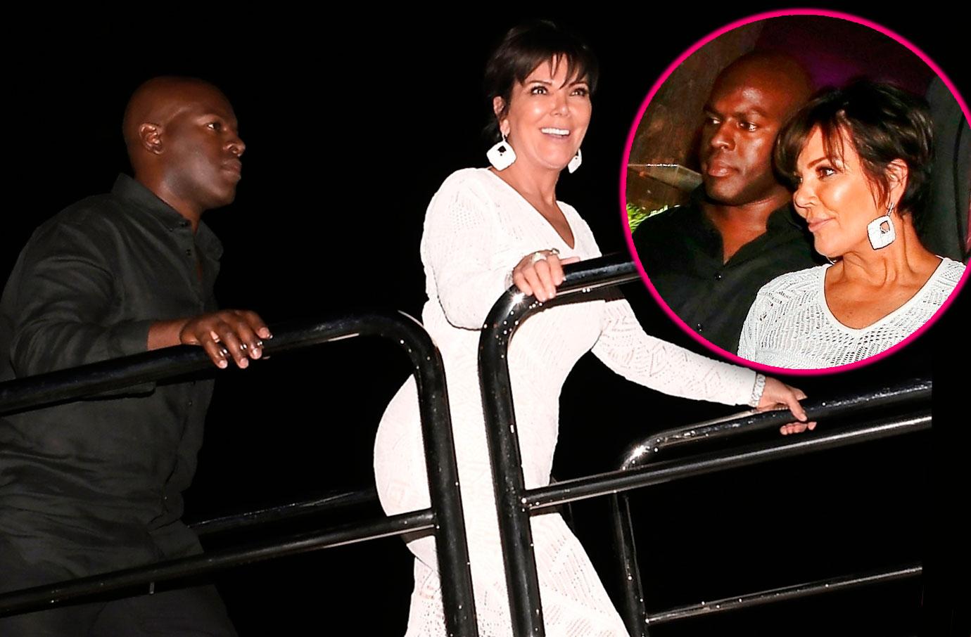 Kris Jenner Corey Gamble Back Together Dinner