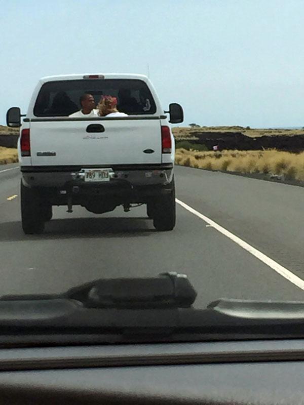 Beyonce & Jay Z Hawaiian Vacation Truck Ride