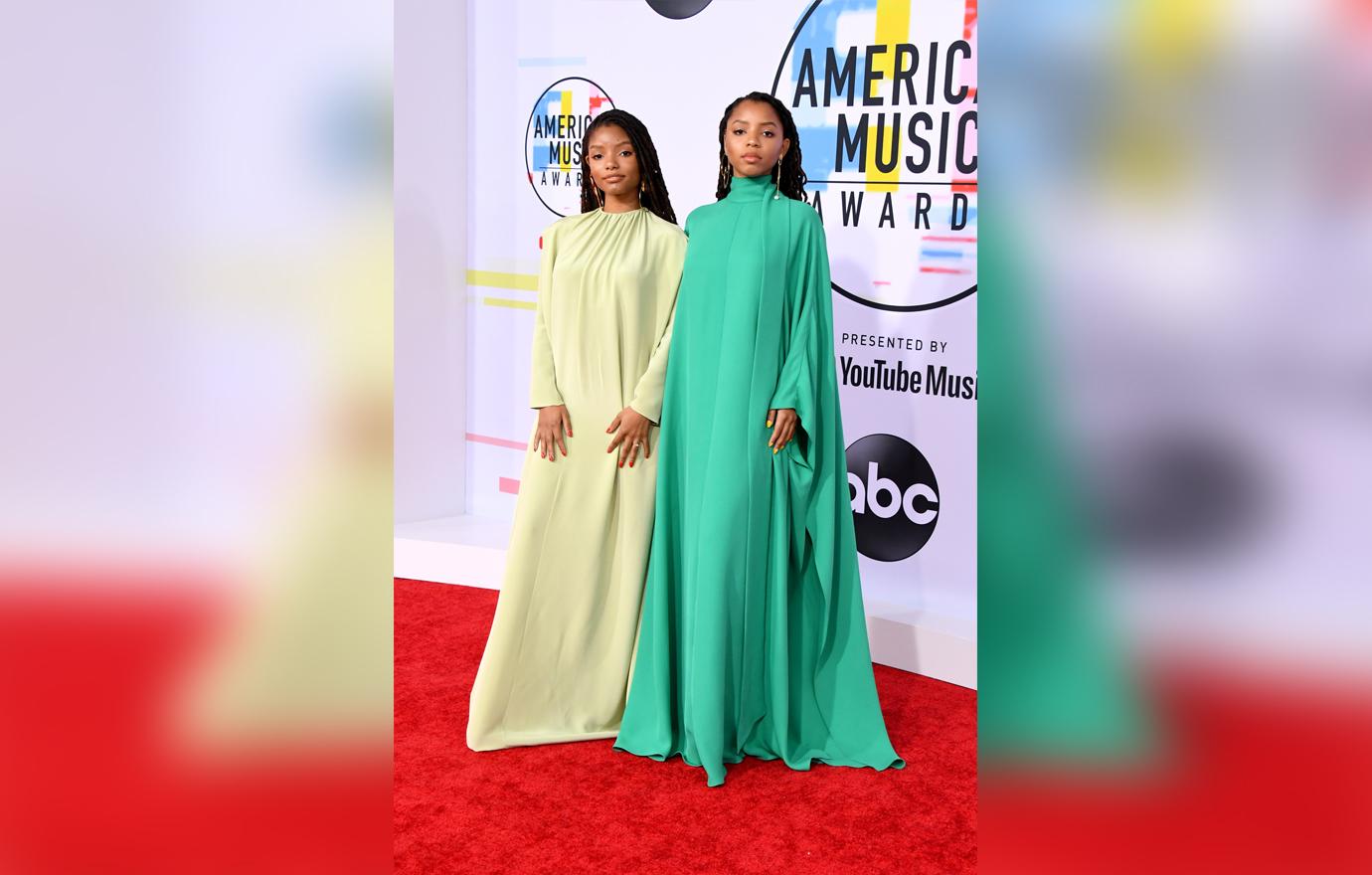 American Music Awards Red Carpet Celebrity Arrivals