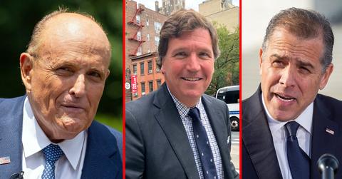 Rudy Giuliani plans to sue Tucker Carlson over an interview the podcaster had with Hunter Biden.
