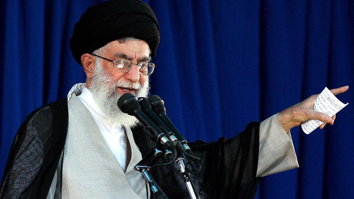 Photo of Ayatollah Ruhollah Khomeini,