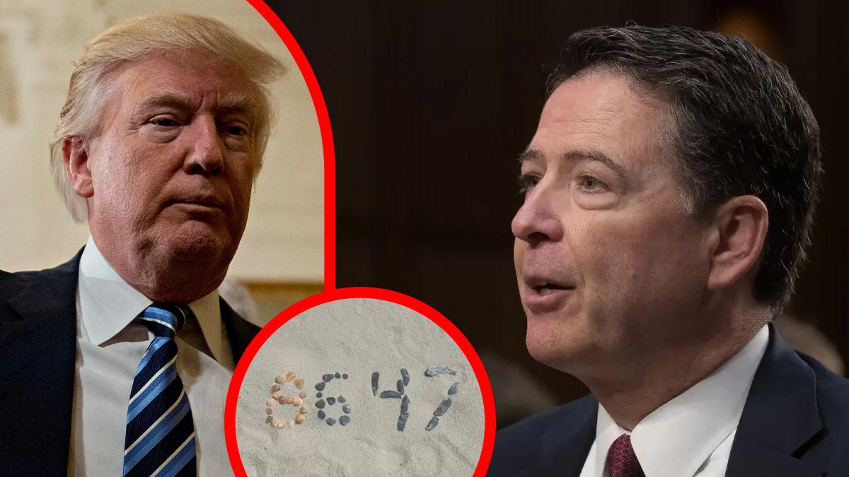 President Donald Trump and James Comey Jr.