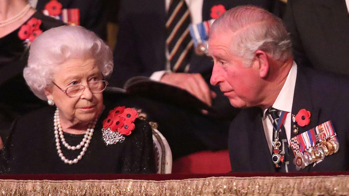 Photo of Queen Elizabeth and King Charles