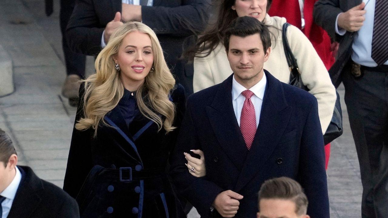 A photo of Tiffany Trump and Michael Boulos