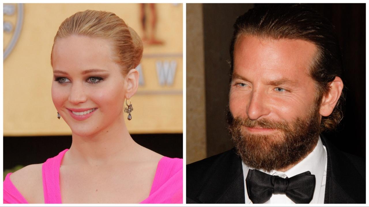 Jennifer Lawrence and Bradley Cooper