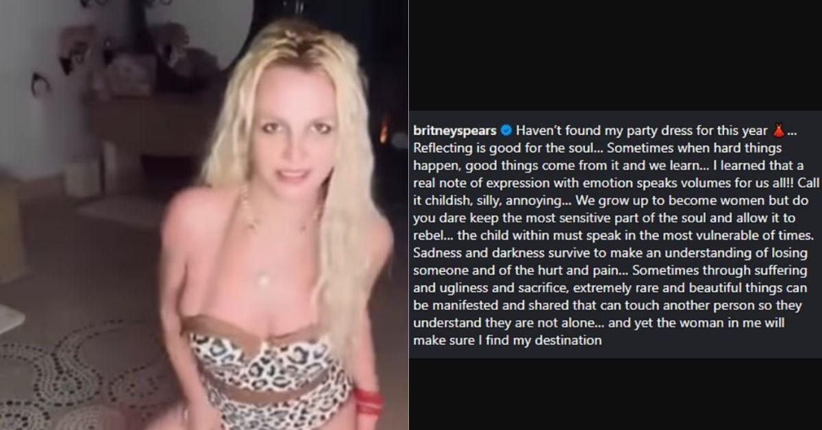 britney spears cryptic message suffering darkness mental health