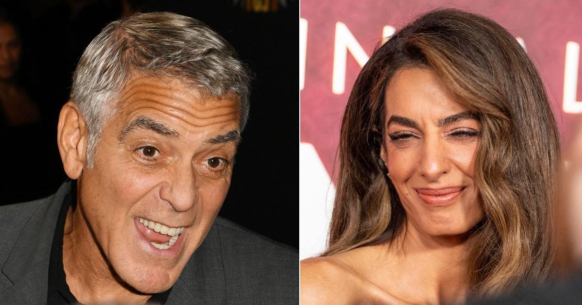 Photo of George Clooner and Amal Alamuddin