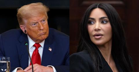 photo of kim kardashian and trump