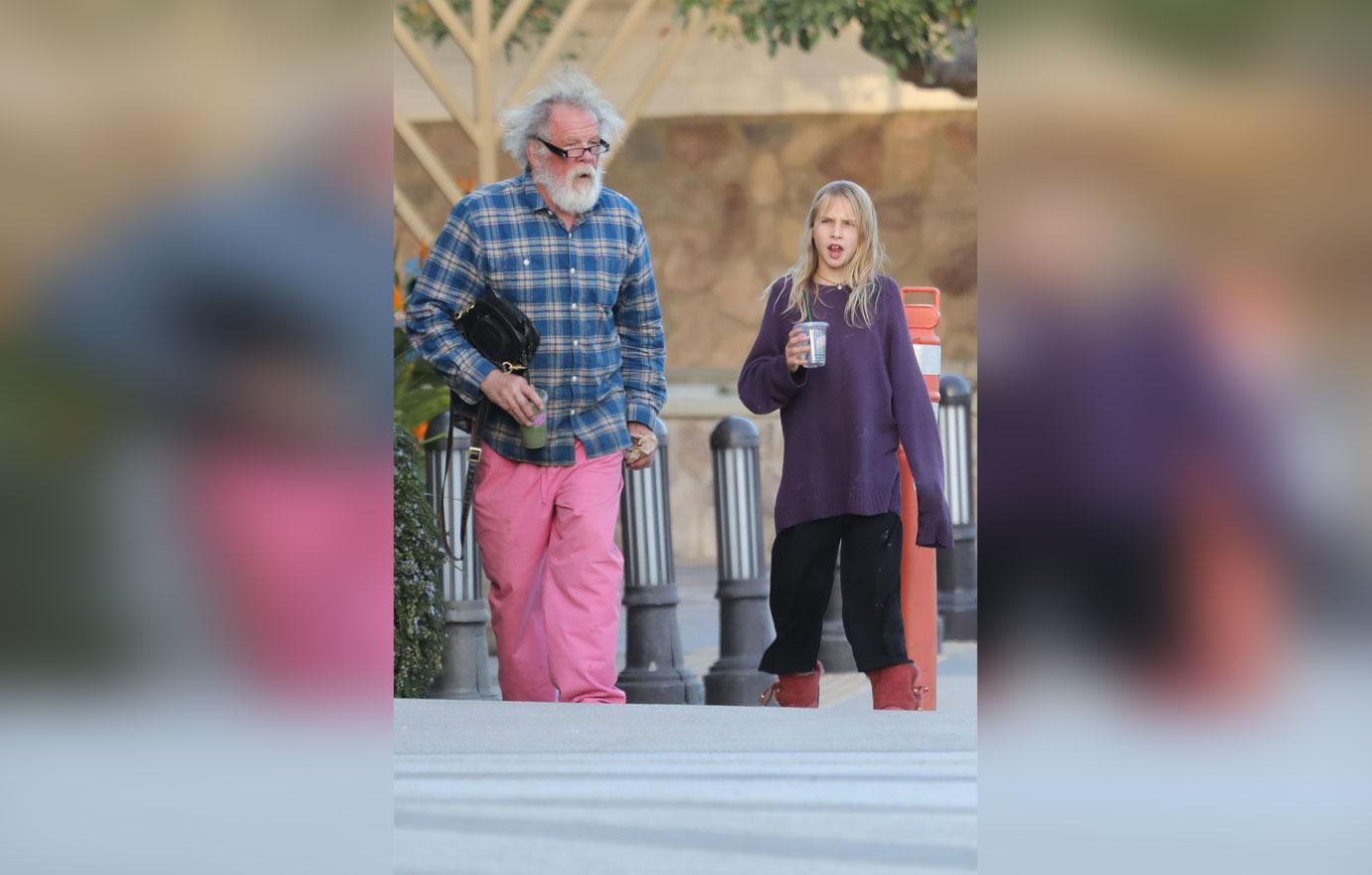 Nick Nolte Looks Like Santa Claus With Daughter