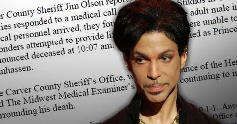 Prince Dead Police Report