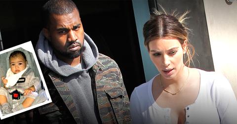 //kanye west no north west on show kim kardashian wide