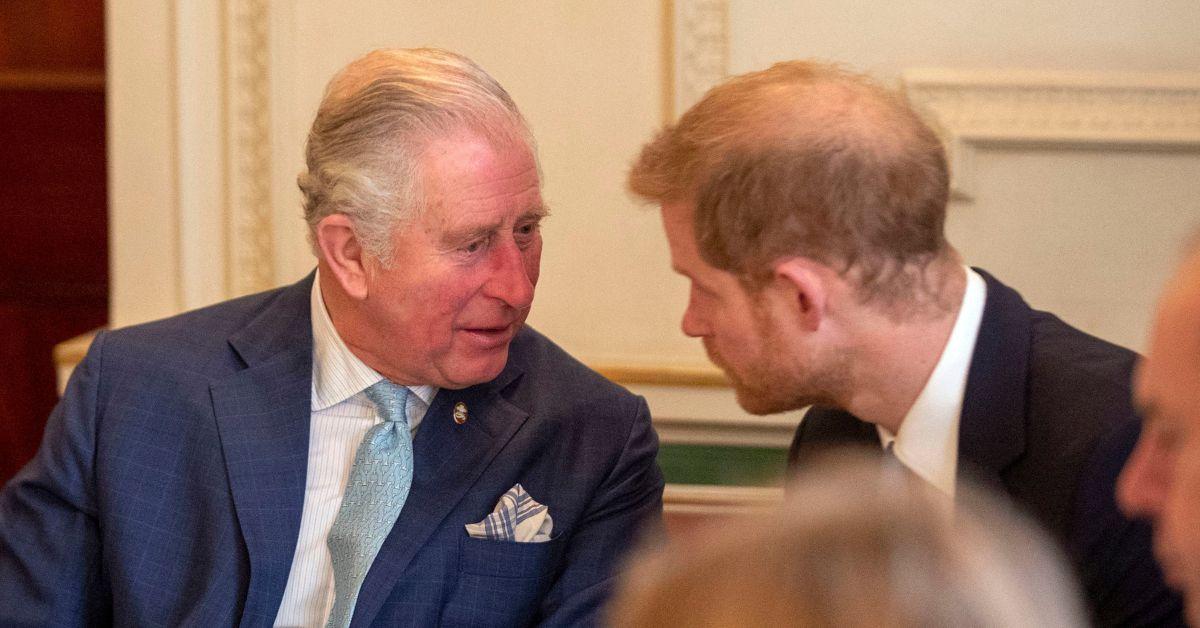 Photo of Prince Harry and King Charles