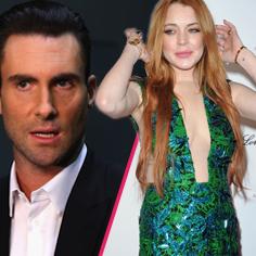 //lindsay lohan adam levine