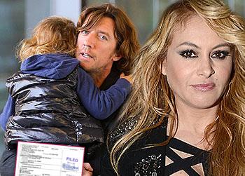 //paulina rubio exhusband stressed