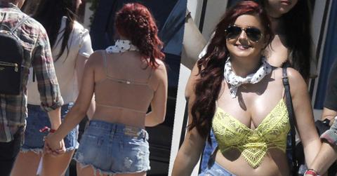Ariel Winter Boobs Yellow Bra Shorts Coachella