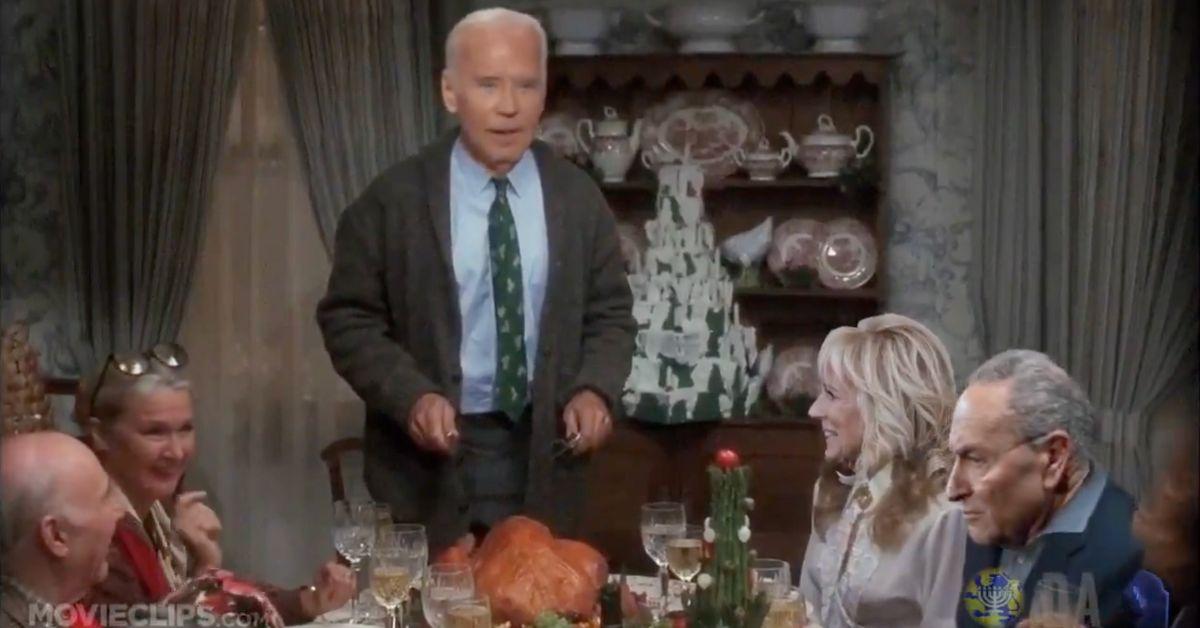 donald trump thanksgiving day video joe biden