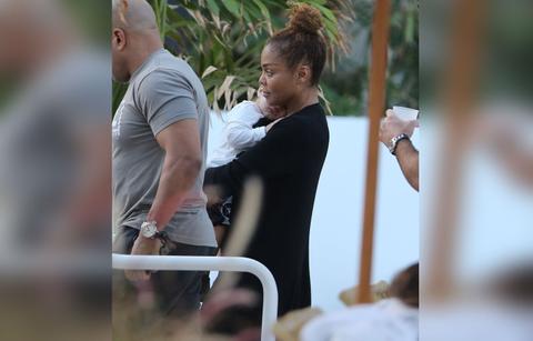 Janet Jackson Vacations With Baby Eissa Al Mana