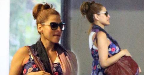 //eva mendes ryan gosling secret child birth first sighting pp