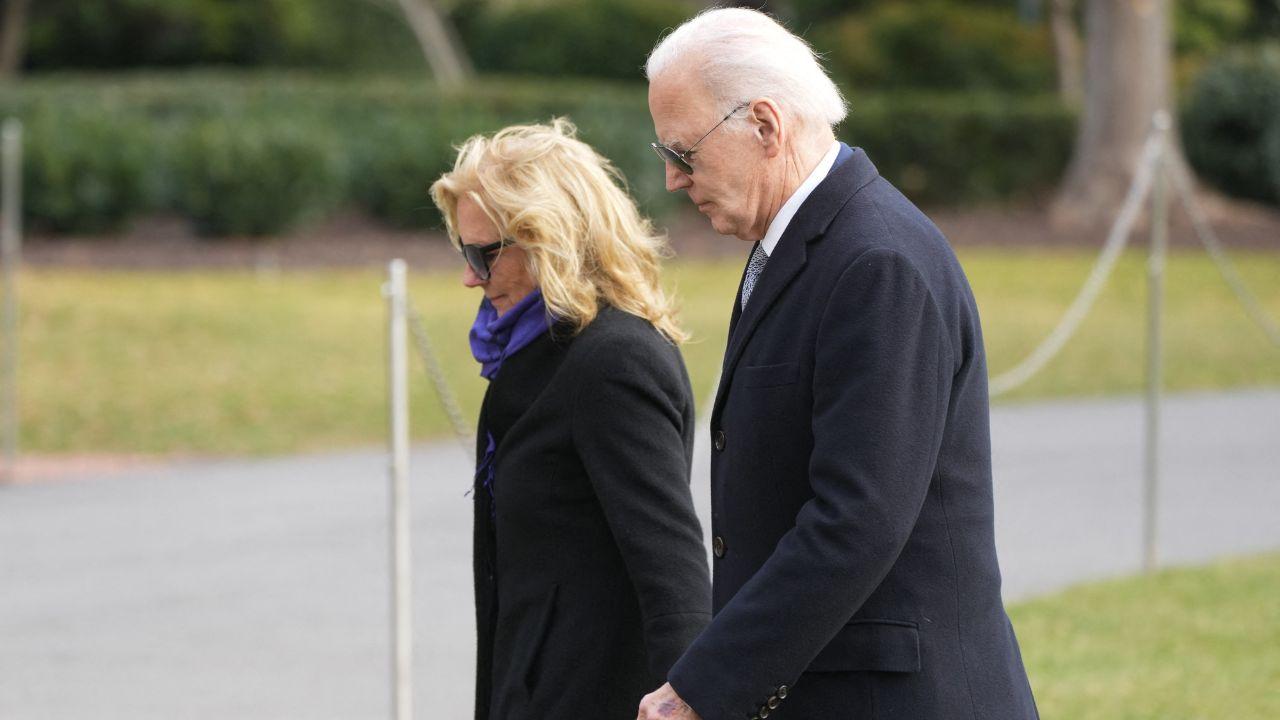 A photo of Jill and Joe Biden